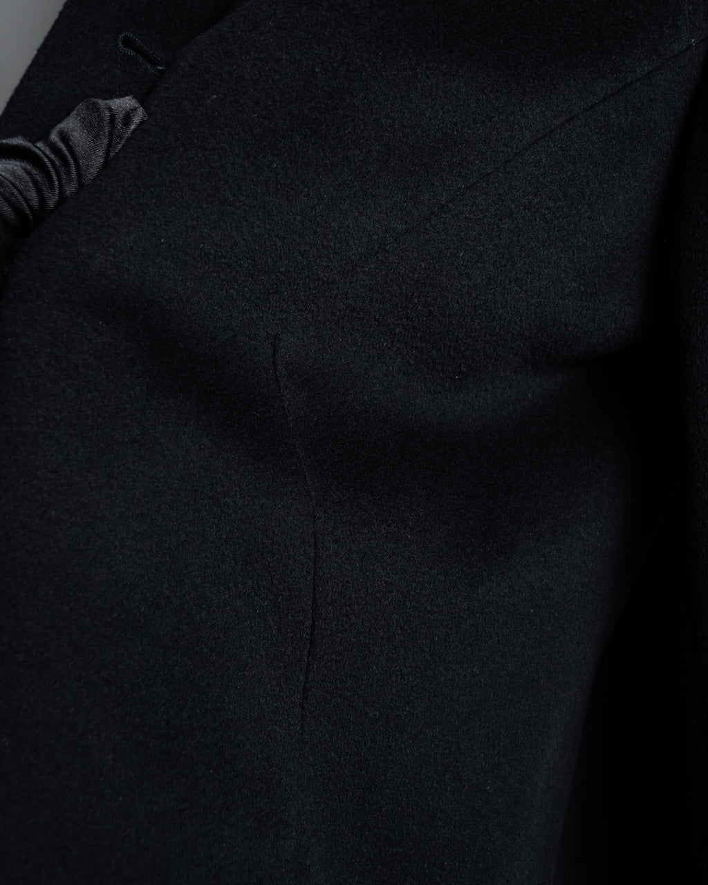 "FENDI" 00's-10's Karl Lagerfeld design shaped long coat