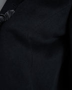 "FENDI" 00's-10's Karl Lagerfeld design shaped long coat