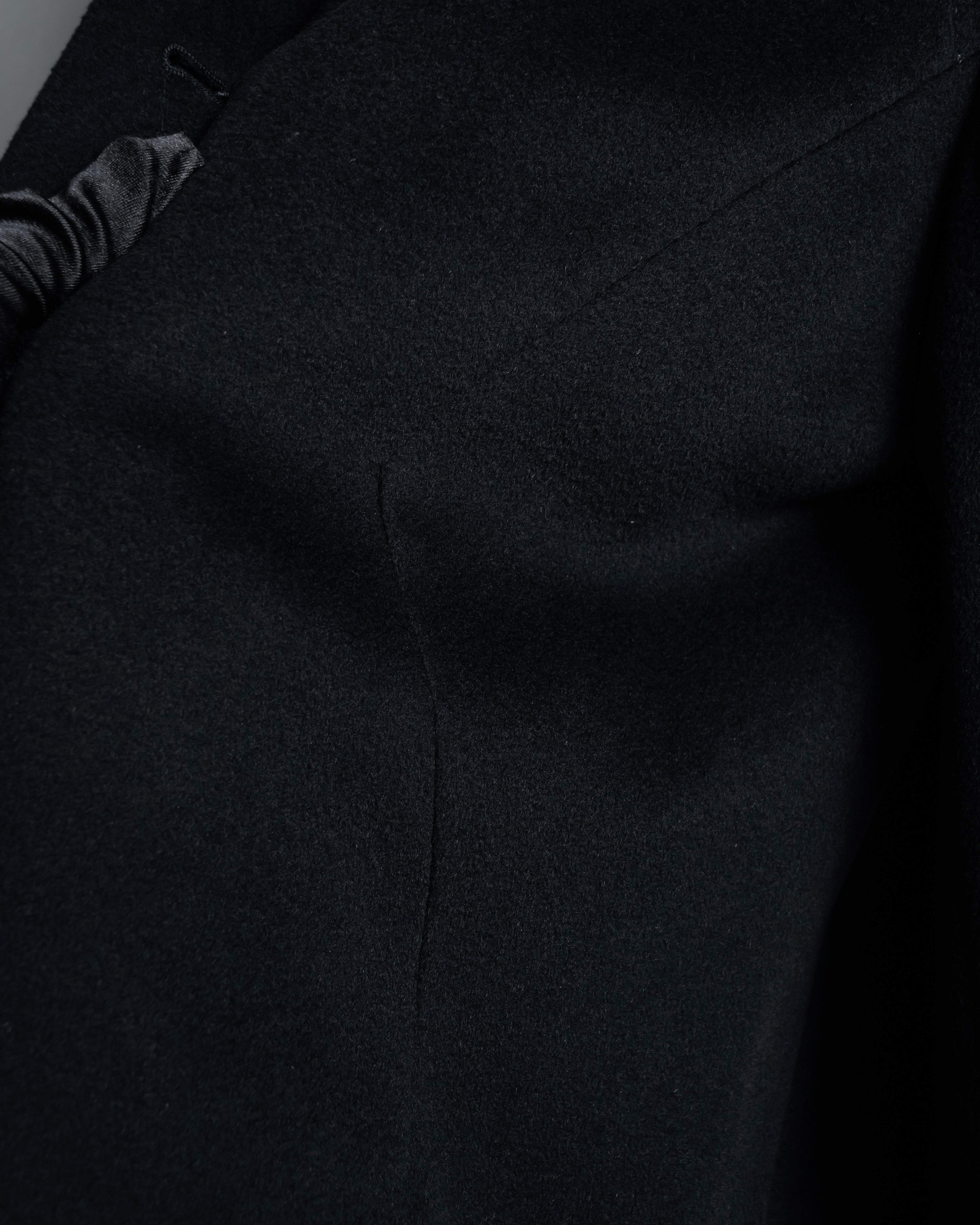 "FENDI" 00's-10's Karl Lagerfeld design shaped long coat