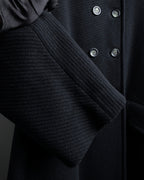 "Valentino Garavani"Shawl collar A-line silhouette long coat