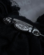 "CHANEL" 16AW Tulle lace design ribbon brooch