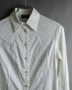 "GIORGIO ARMANI" Delicate striped white shirt