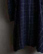 "Vivienne Westwood RED LABEL"
Windowpane print long shirt dress