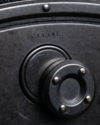 "CELINE" Metal parts design horizontal leather one-shoulder bag