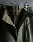 Vintage khaki green wide slacks