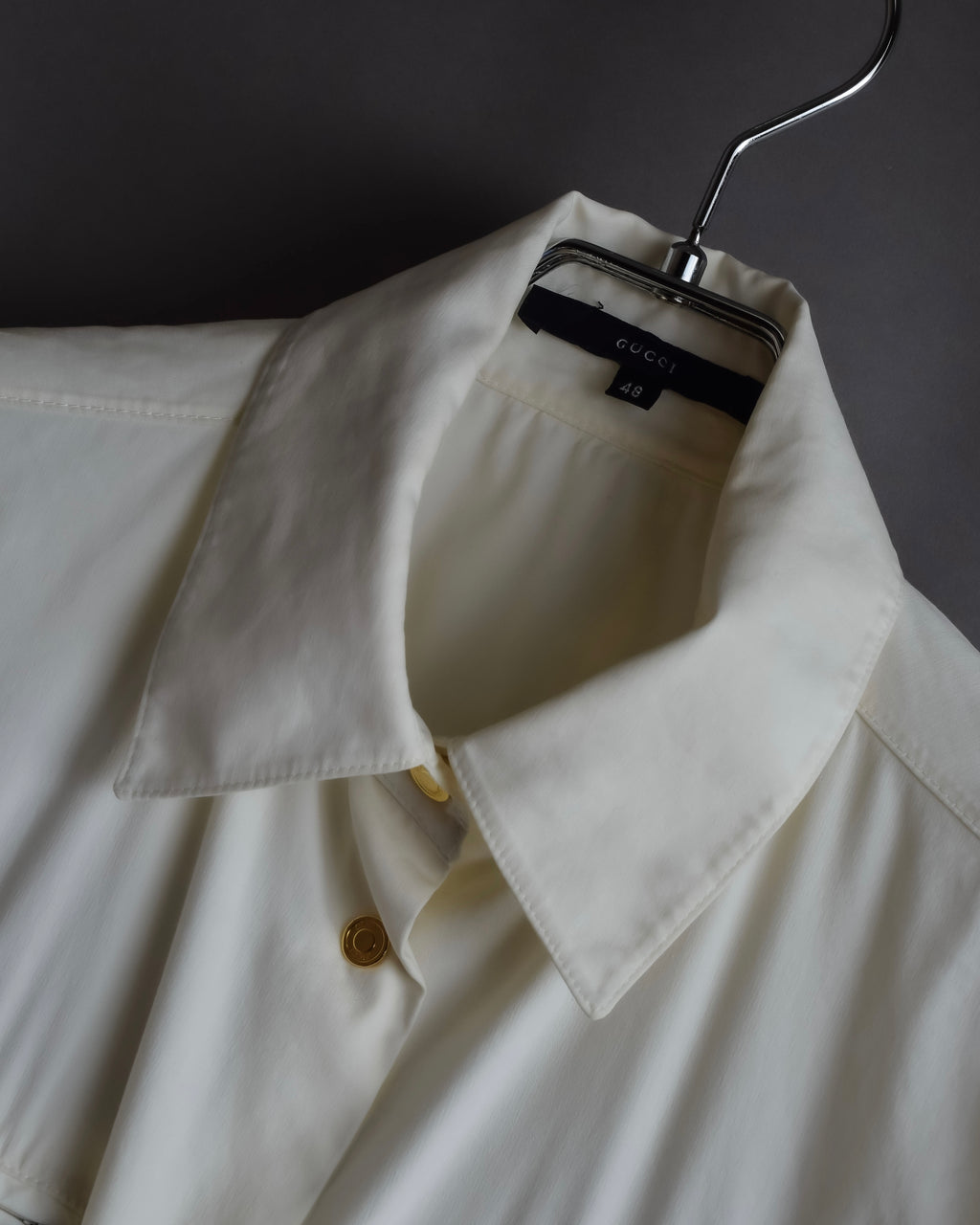 "GUCCI" Double zip pocket design box cut shirt