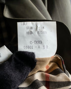 "Burberrys" Dark khaki belted trench coat