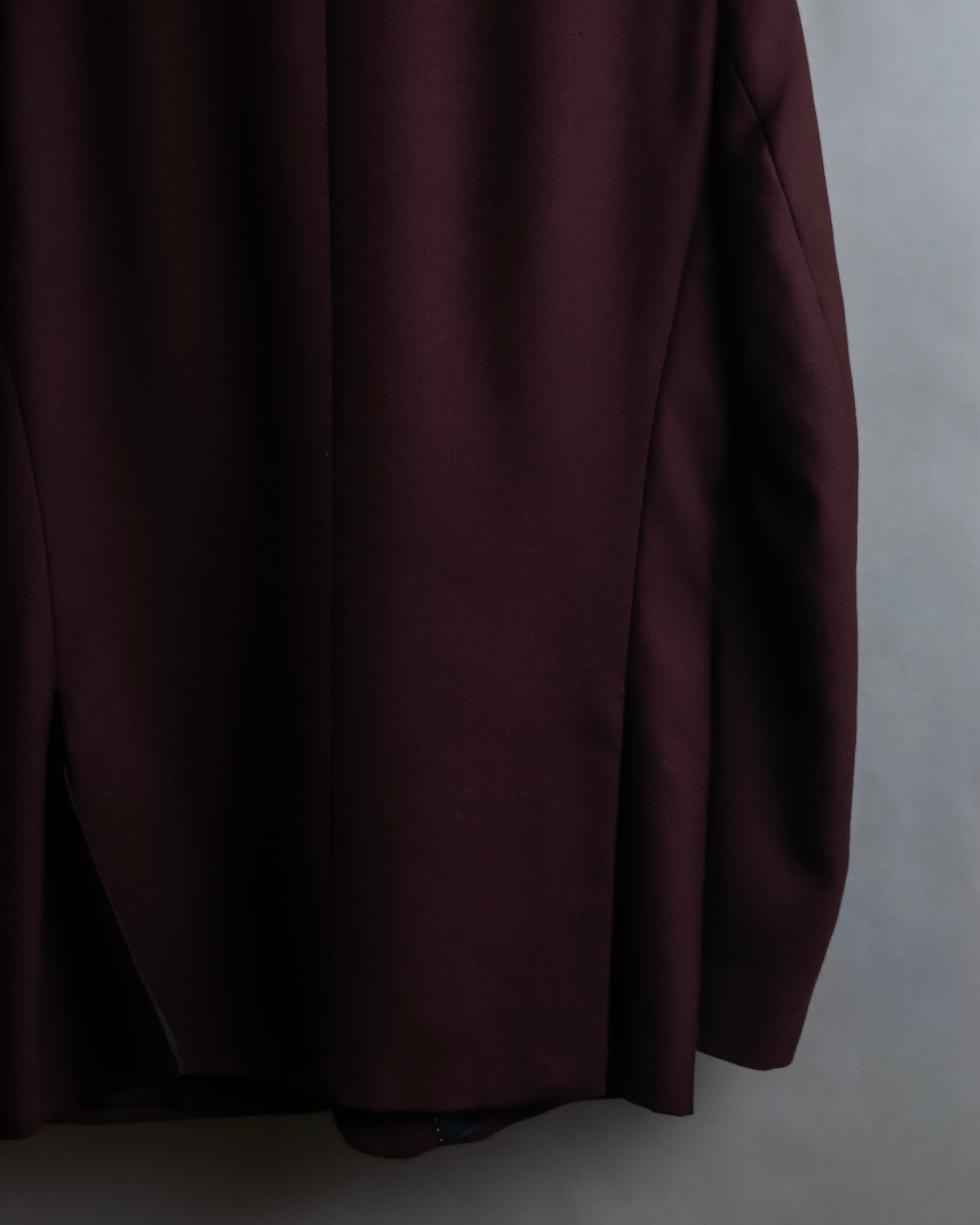 "DRIES VAN NOTTEN" Beautiful burgundy color tailored jacket