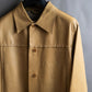 "Dolce & Gabbana" Tanned genuine leather front switching jacket