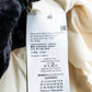 "MAISON MARGIELA" Offwhite color quilted padded oversized tailored coat