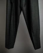 "HUGO BOSS" Fine-gauge wool khaki gray set up