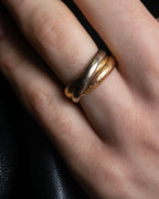 "Cartier" Gold Trinity Ring