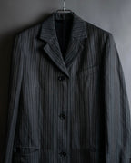 "Acne Studios" Antique design long striped coat