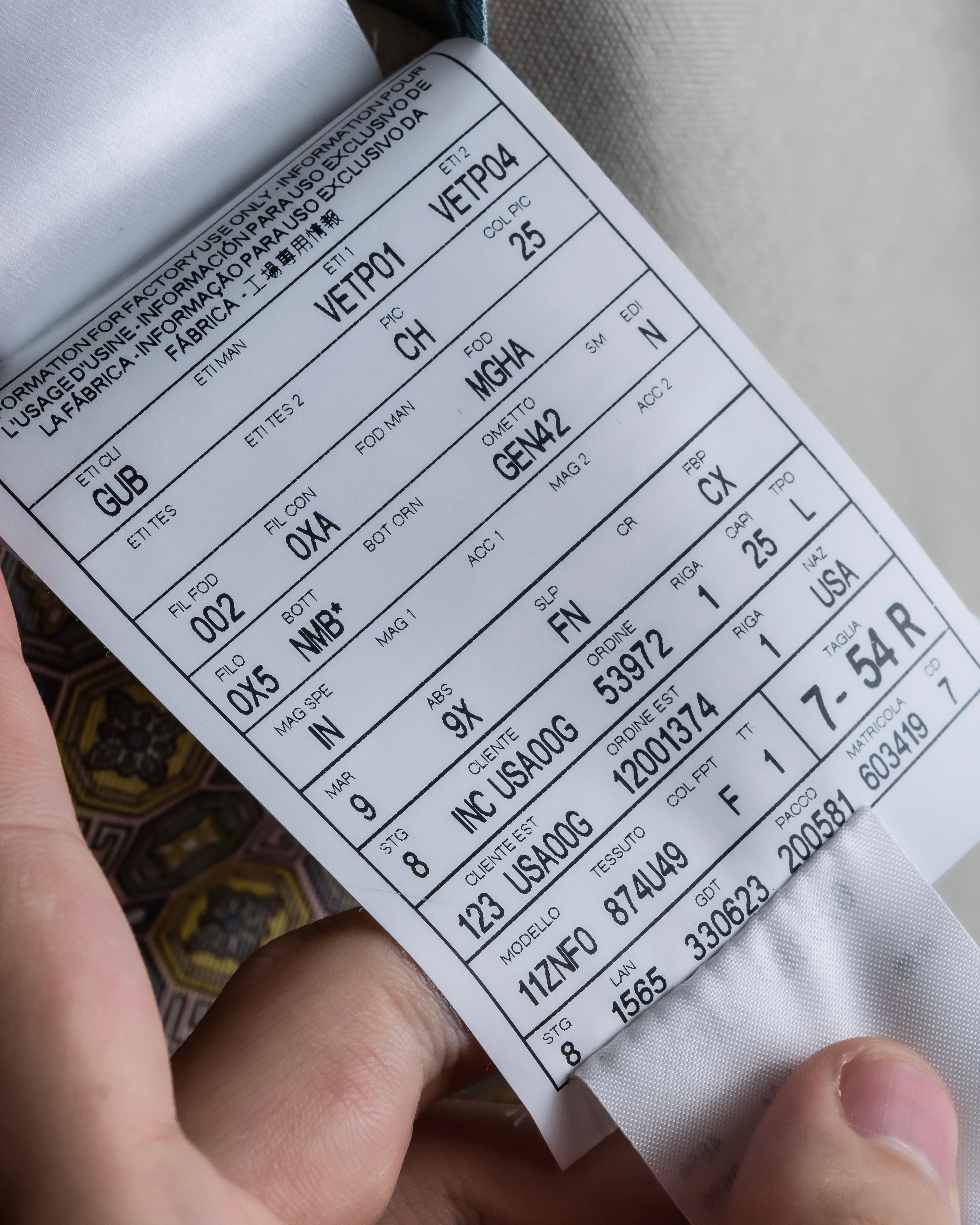 "GUCCI" 21SS Label attached single 2B tailored jacket setup