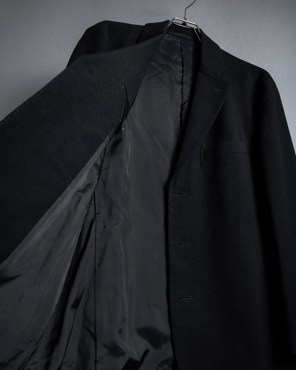 "ISSEY MIYAKE" 00AW Simple detail wool tailored jacket