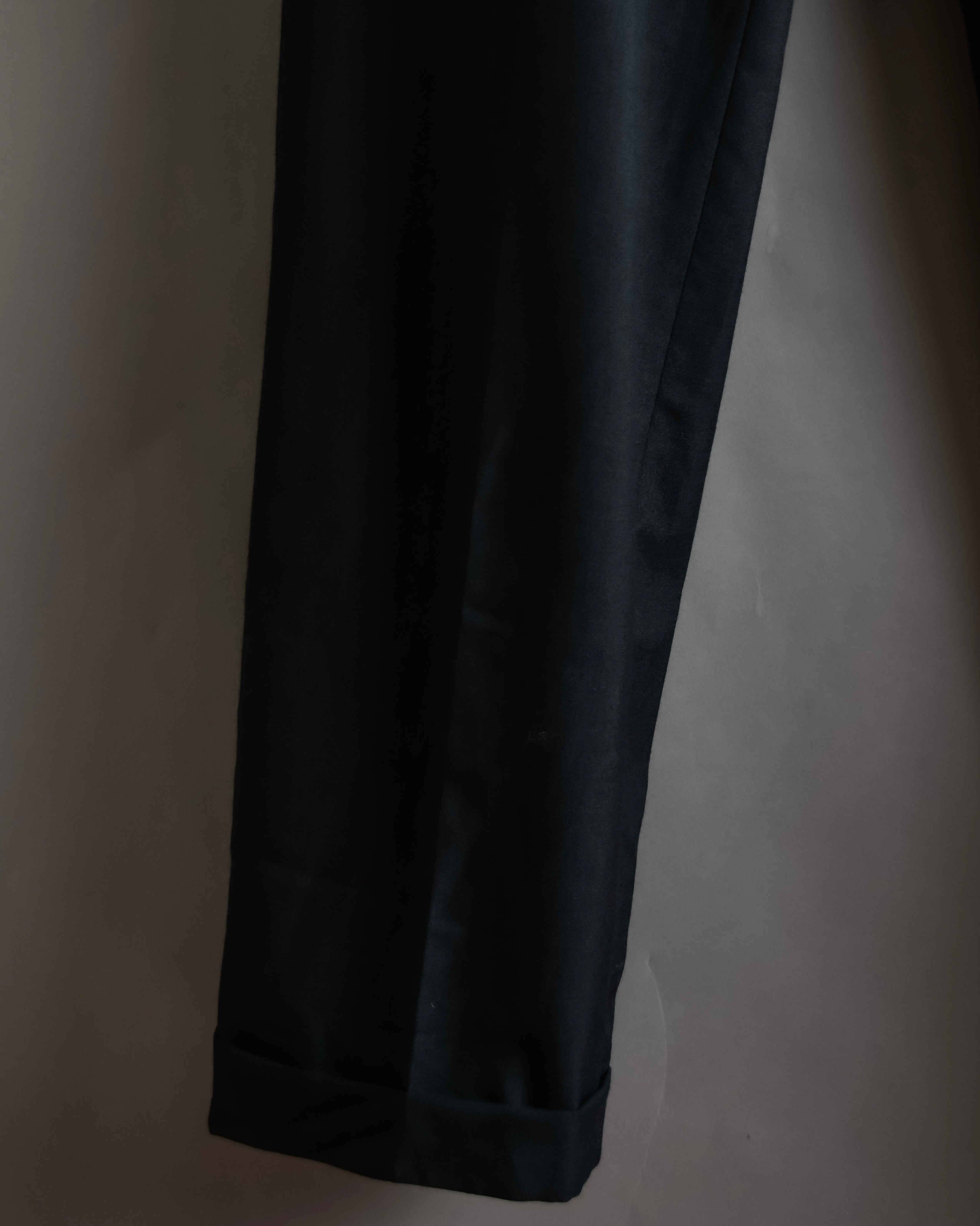 "Vintage high-waisted wide tapered slacks"