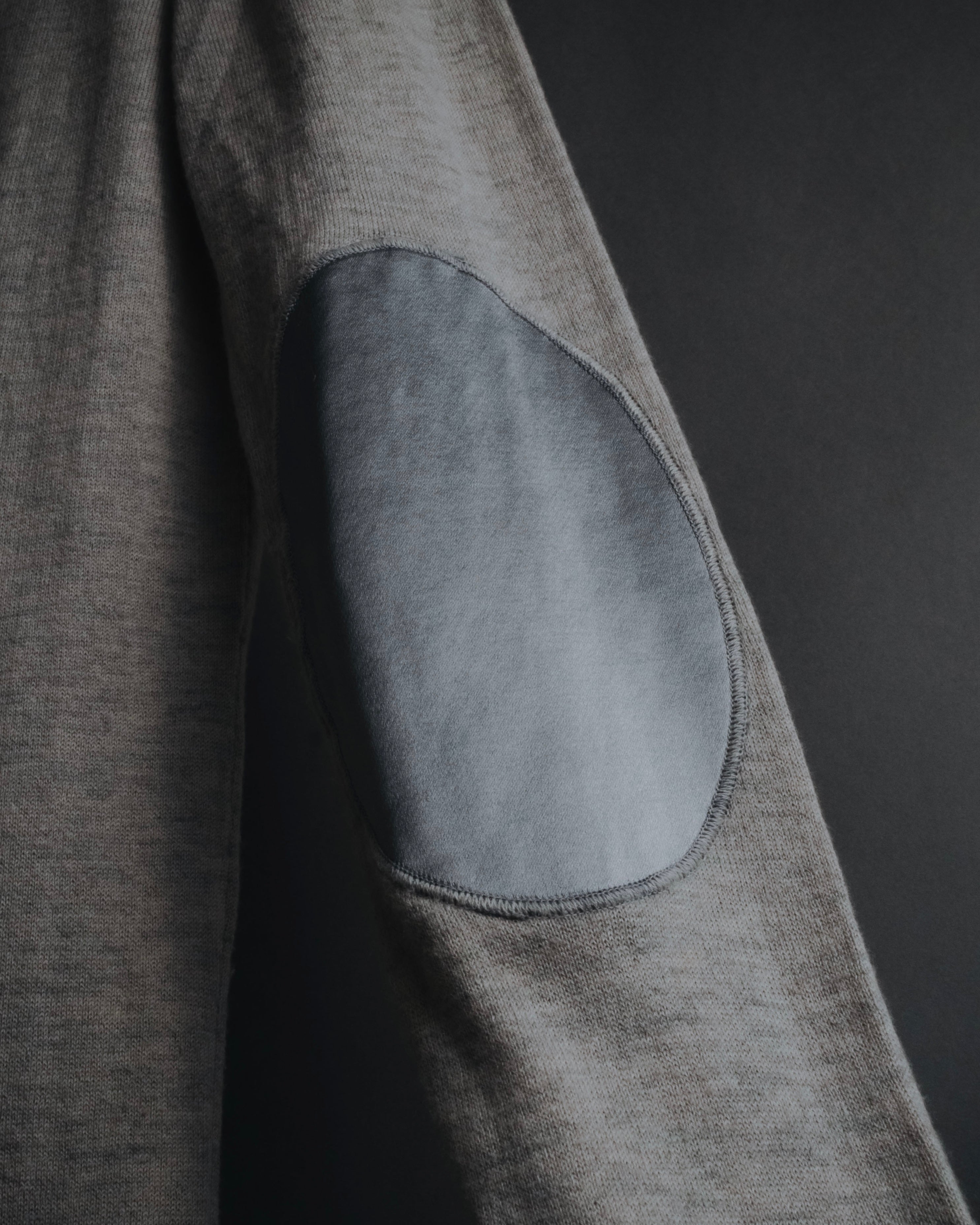 Maison Margiela 2014 Autumn/Winter fine gauge V-neck knit dress with elbow patches