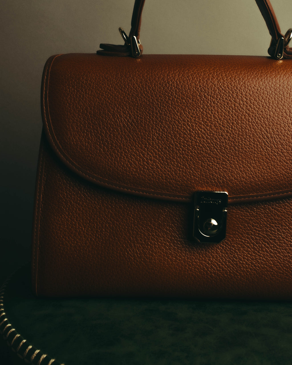 "Burberrys" 80's-90's Structured top handle handbag