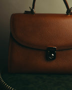 "Burberrys" 80's-90's Structured top handle handbag