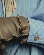 -SPECIAL- "Hermès" 20's Luxurious chain detailed lambskin leather gloves
