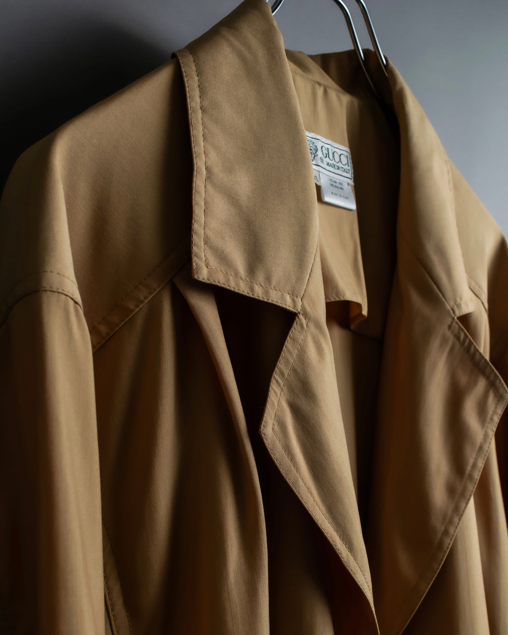 "GUCCI" silk blended shirt jacket