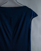 “Yohji Yamamoto” Beautiful color no sleeve dress