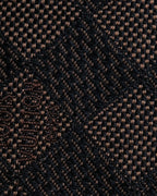 "LOUIS VUITTON" Damier check silk jacquard neck tie