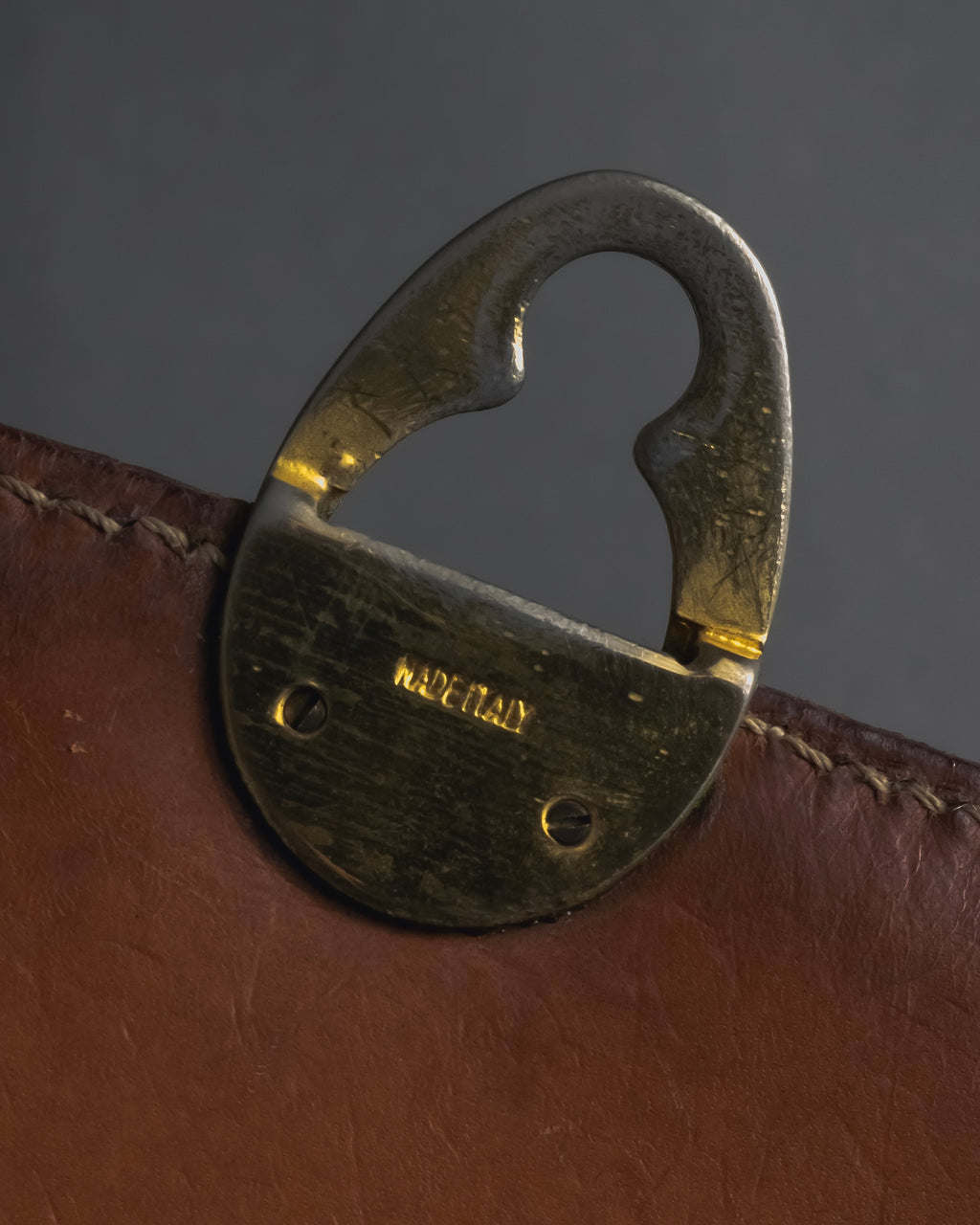 "CELINE" 80’s macadam canvas shoulder bag