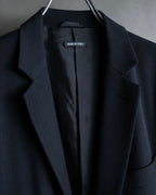 "GIORGIO ARMANI" Beautiful drape navy wool set up
