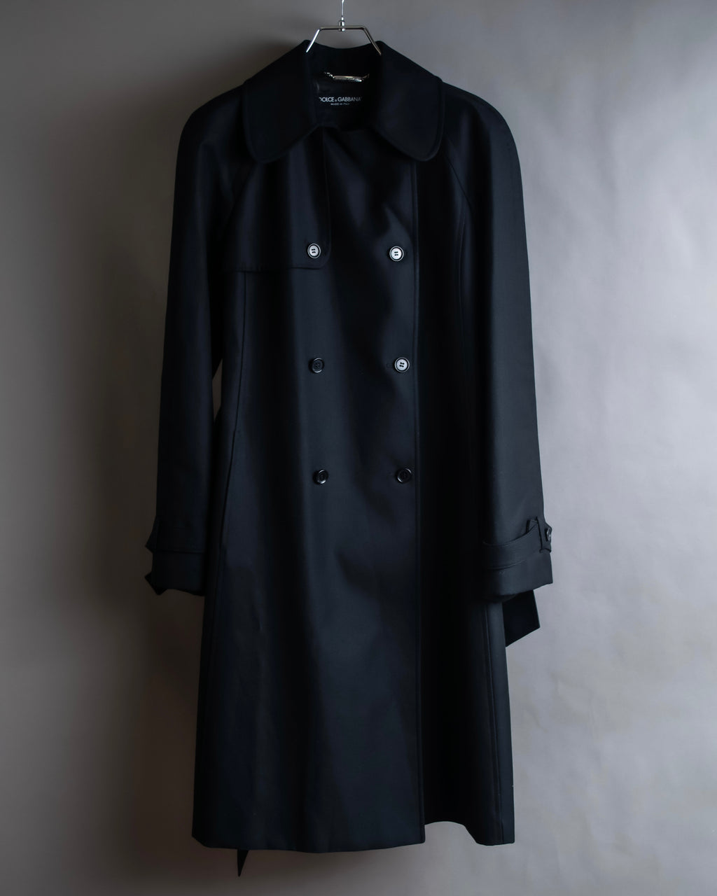 "Dolce &amp; Gabbana" Double-breasted belted mid length trench coat