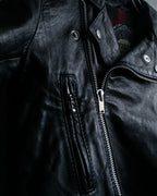 "HYSTERIC GLAMOUR" Lamb leather double riders jacket