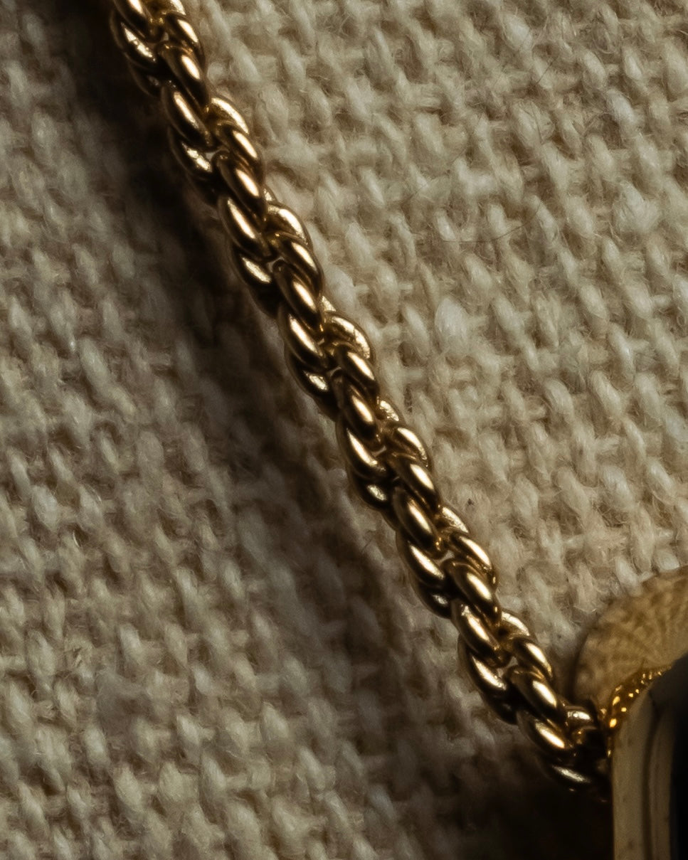 "Christian Dior" Arch motif top gold tone necklace