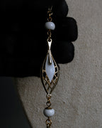 "BALENCIAGA" Leaf motif bijou santoire necklace