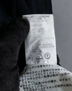 "COMME des GARCONS" 99SS sheer drape docking detail tailored jacket