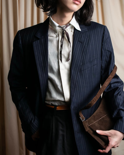 "Dolce & Gabbana" Pinstripe wool tailored jacket