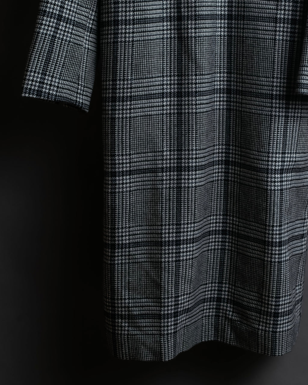 "MACKINTOSH" Glen check pattern straight line dress