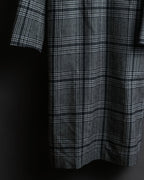 "MACKINTOSH" Glen check pattern straight line dress