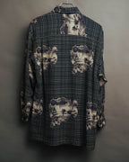 –SPECIAL– “Christian Dior” 80’s-90’s archival toile print shirt