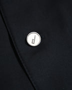 DUNHILL/ Classic Navy Blazer with Checked Lining