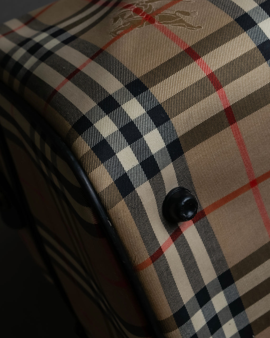 "BURBERRYS" Nova check canvas boston bag