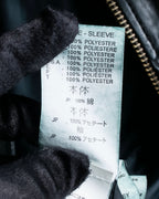 "DIESEL" Oversized stand collar lamb leather jacket