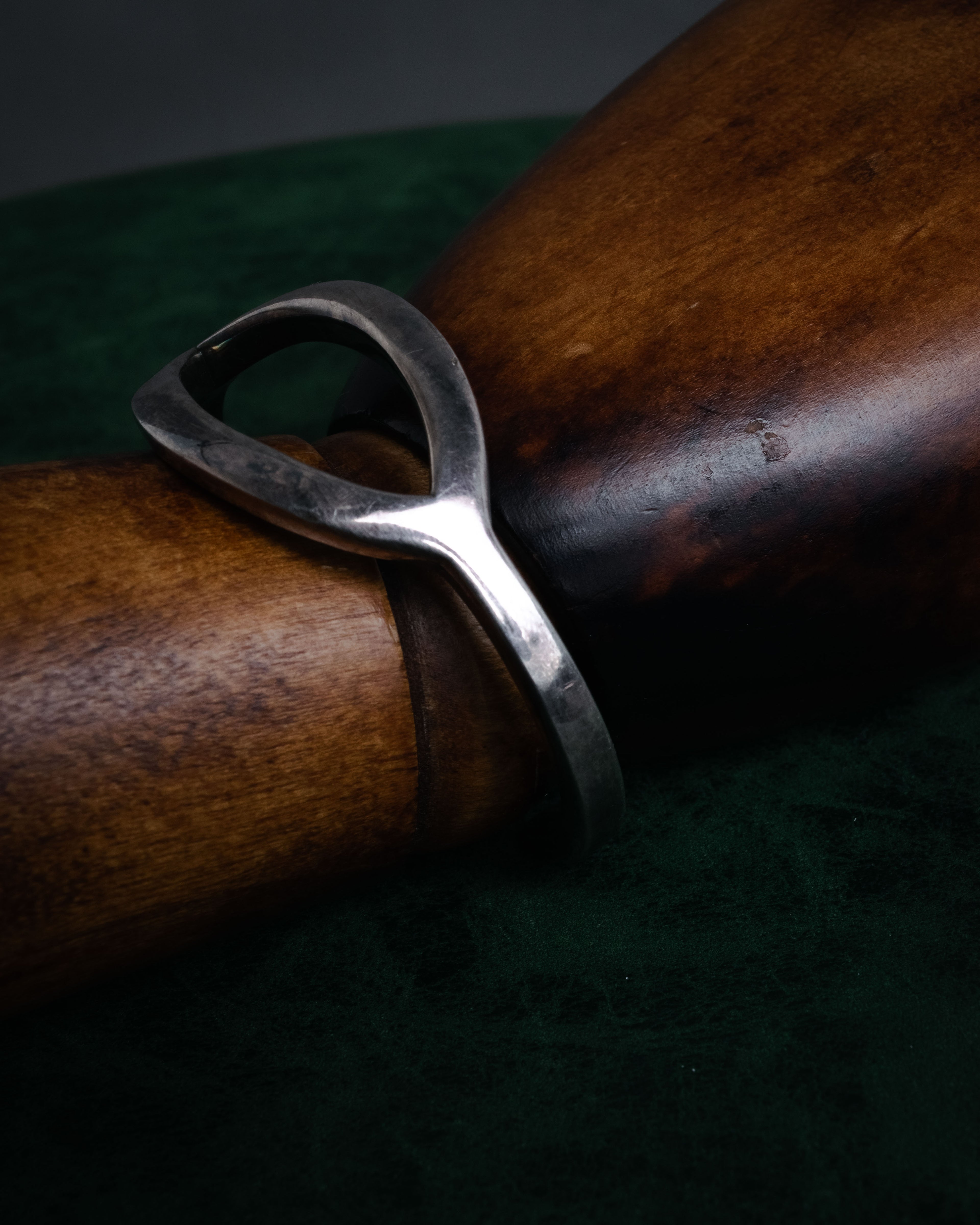 “PHILIPPE AUDIBERT” 2010’s Sculptural openwork cuff bangle