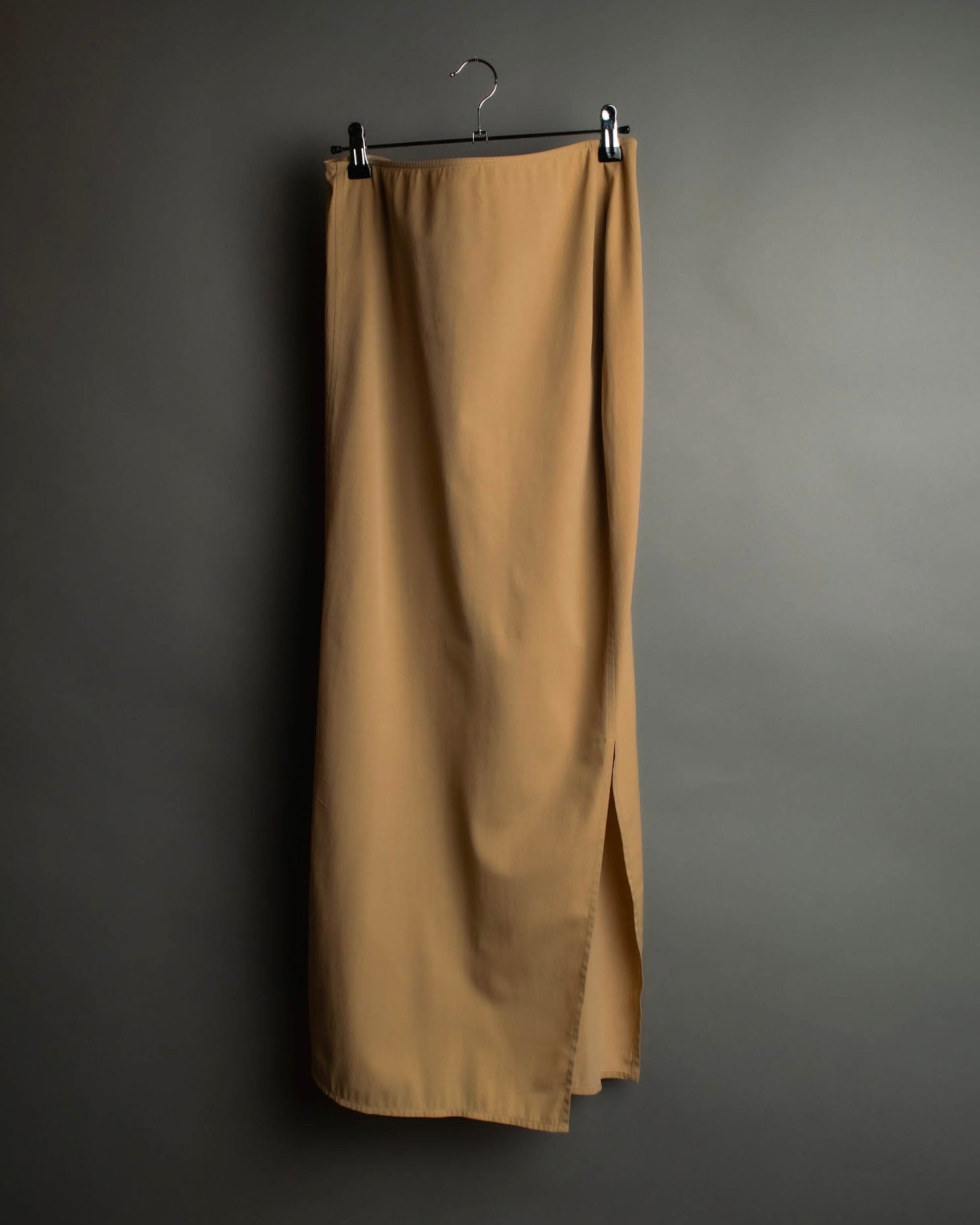 “JIL SANDER” 90’s-00’s Minimal side slit long skirt