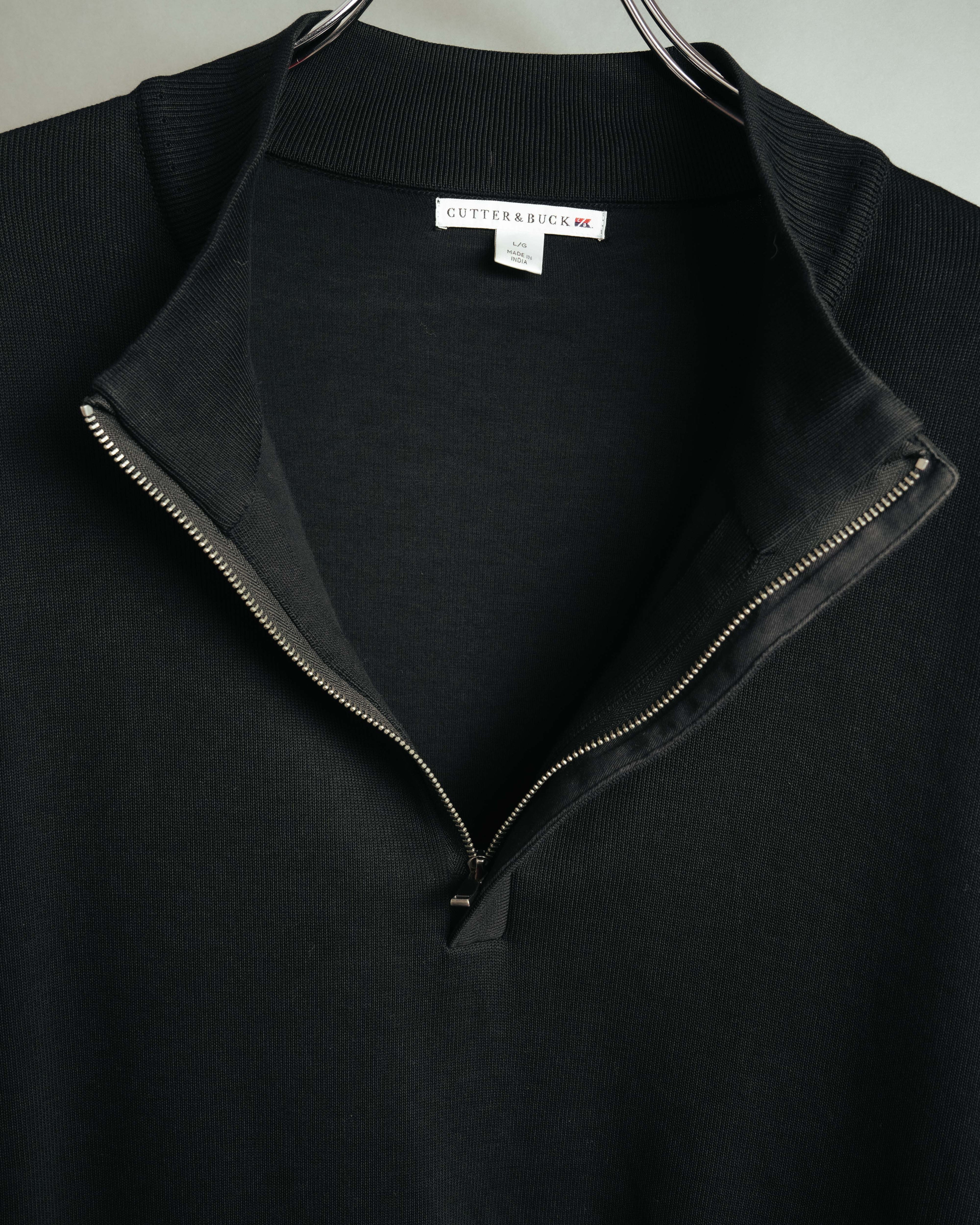 -MOOD Vintage Collections- 00’s Minimal black supima cotton knit