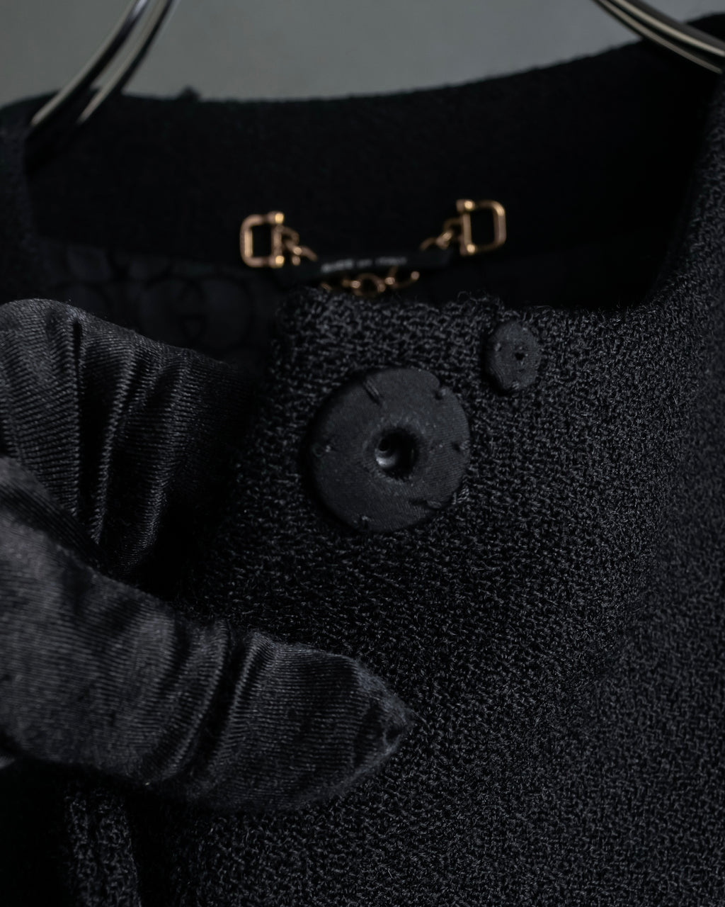 "GUCCI" Tom Ford period round neck flying squirrel long coat