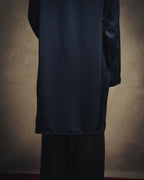 -SPECIAL- "Jil Sander" 2023 Elegant rayon skipper mock-neck shift dress