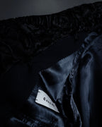 -SPECIAL- "CARUSO"
 Fur collar design belted melton coat