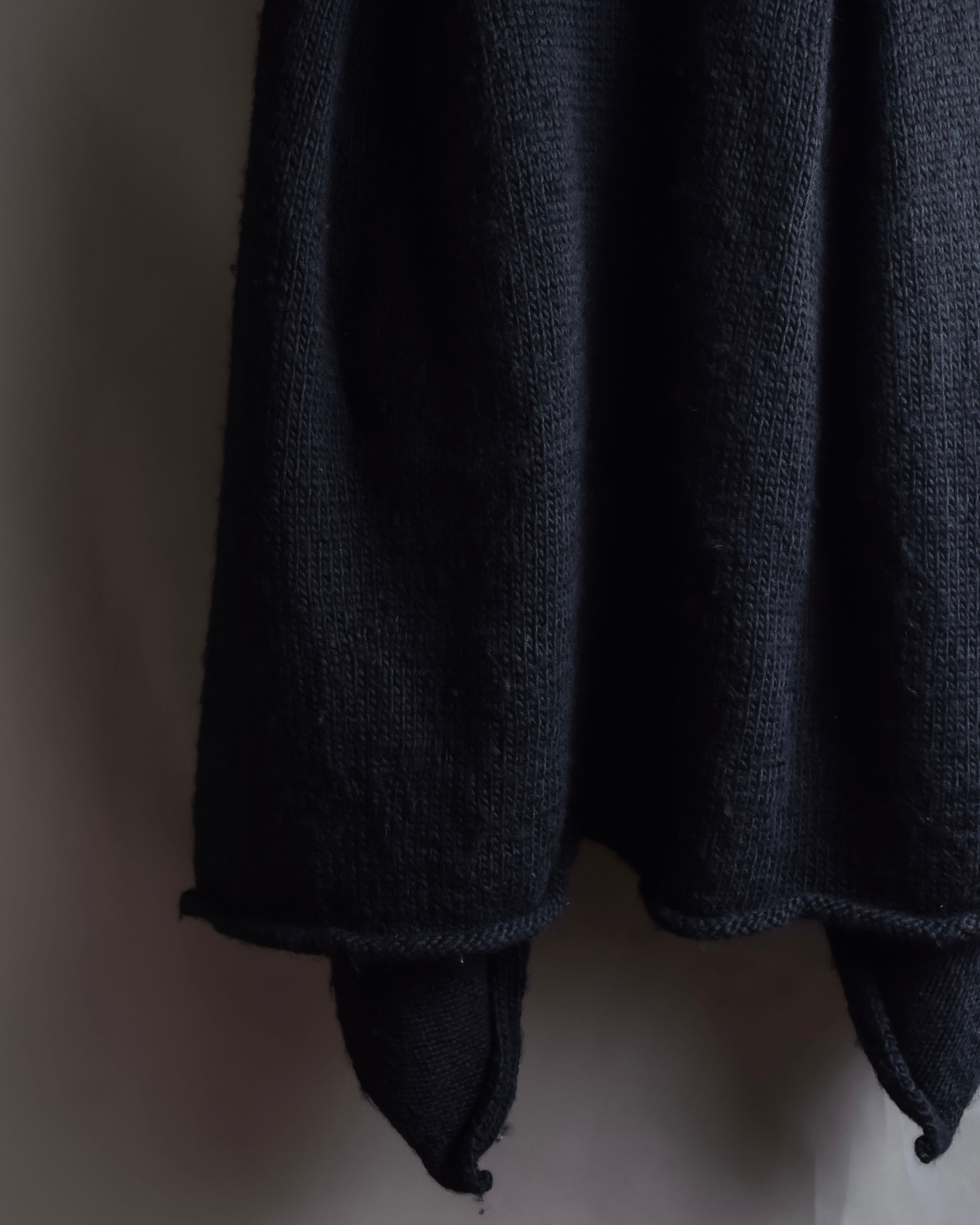 "YOHJI YAMAMOTO" 19AW Oversized cape knit cardigan