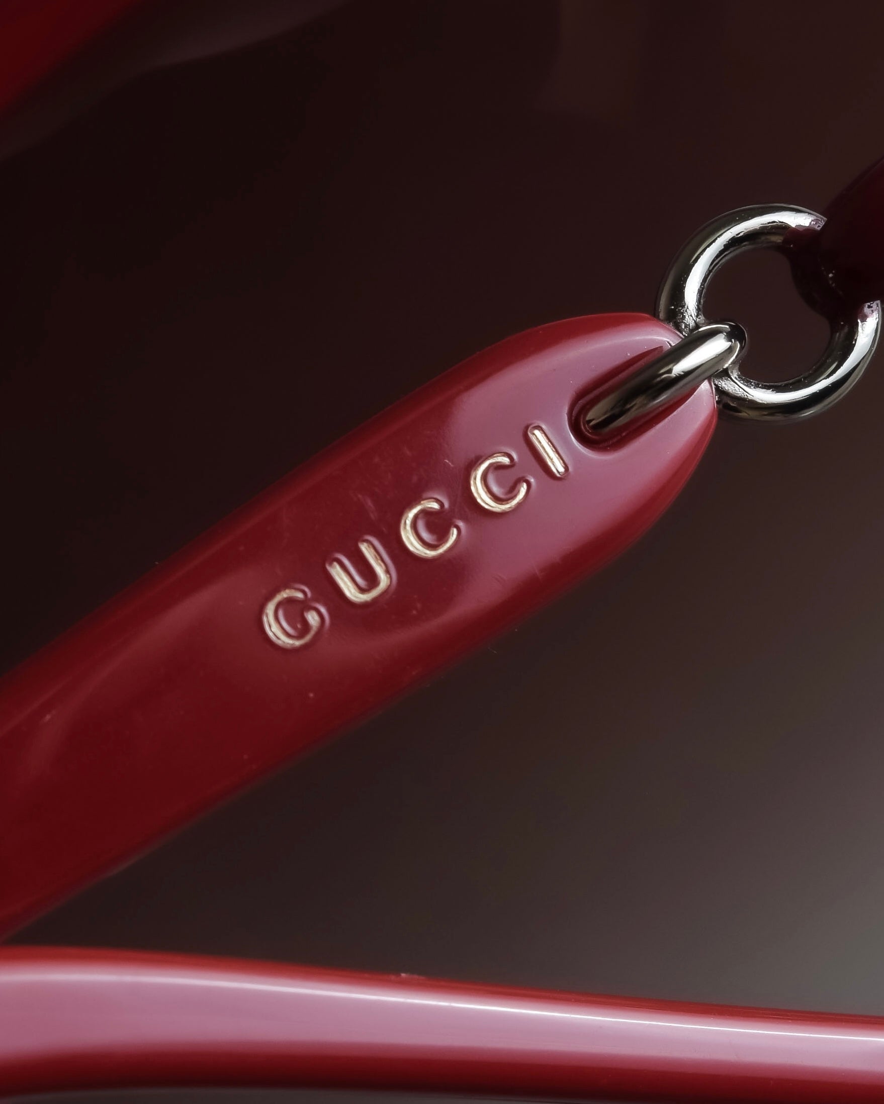 "GUCCI" Gold parts design square frame sunglasses