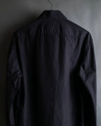 "GUCCI" Slightly glossy pinstripe oversized shirt